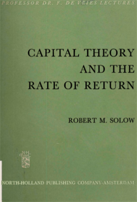 Capital Theory and the Rate of Return